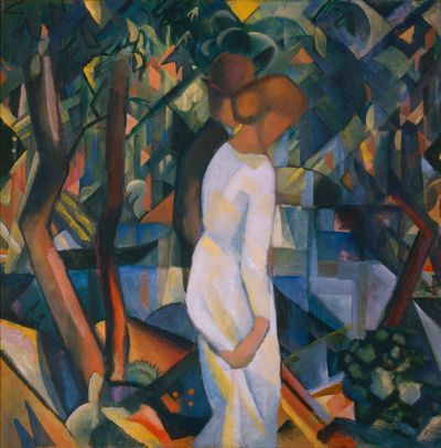 3b-16-August-Macke_Paar-in-Wald
