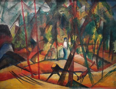 3b-macke-promenade en foret-a