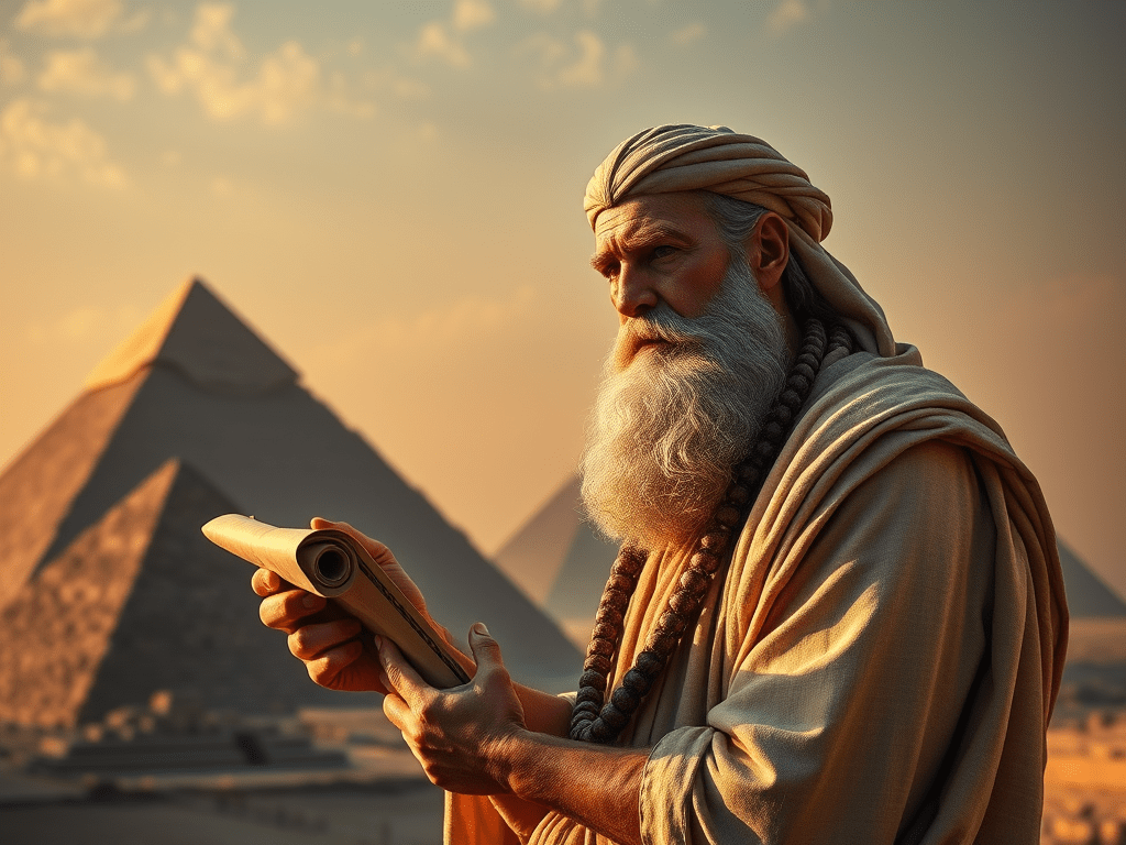 230 av. J.-C. env., Eratosthène mesure la circonférence de la&nbsp;Terre