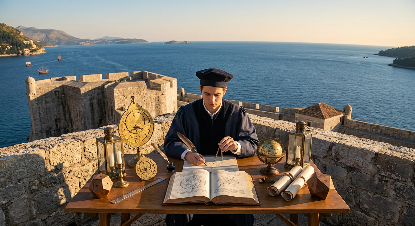 1607, Marin Getaldić mesure la circonférence de la Terre