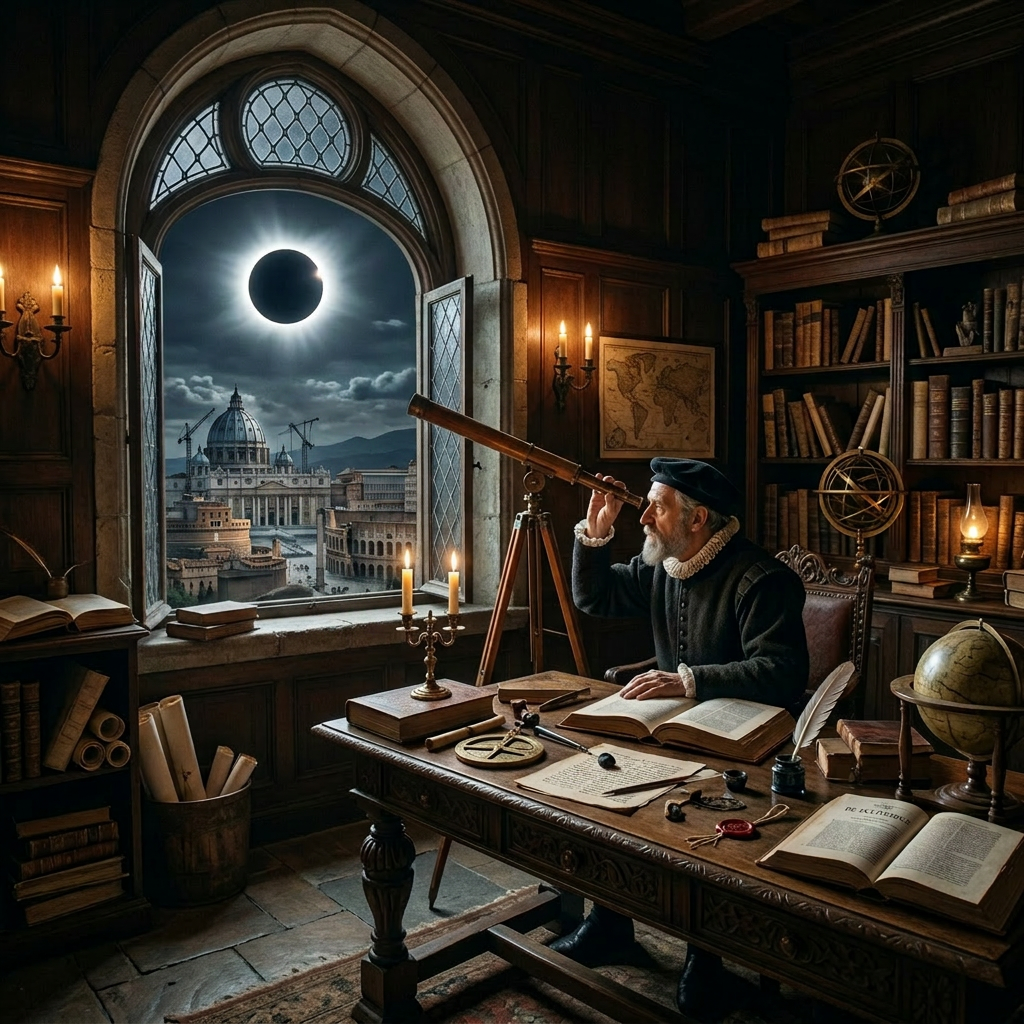 1560-1567, Clavius observe deux éclipses